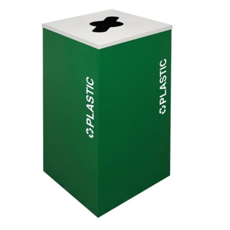 Ex-Cell Kaiser – Classic Kaleidoscope 24-Gallon Square Receptacle – RC-KDSQ-PL EGX