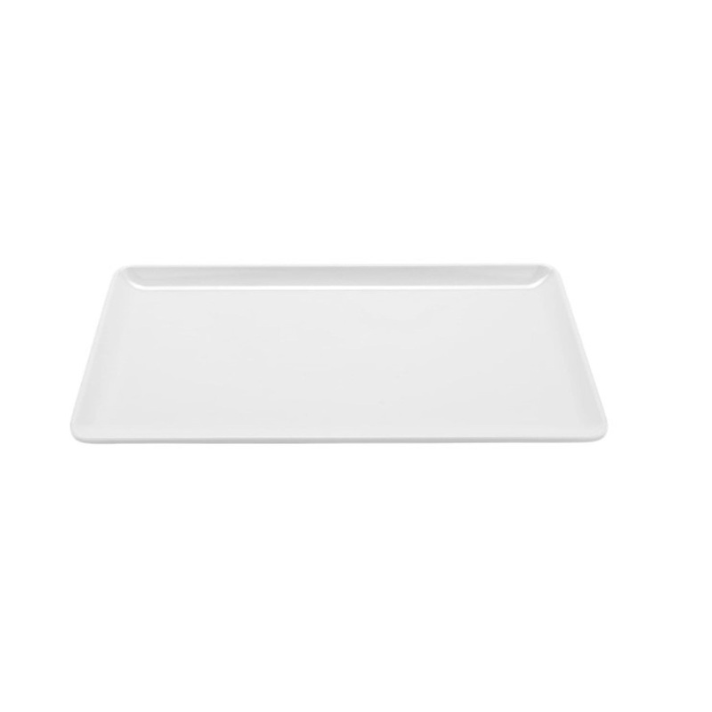 G.E.T. Enterprises Midtown Platter, 12-1/2 x 7, Rectangular, White – CS-1257-W
