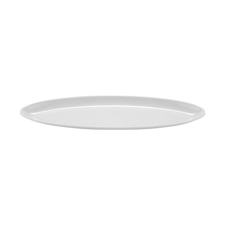 G.E.T. Enterprises Siciliano Platter, 2.6 qt., 25 x 8 x 1-3/4H, Oval, White – ML-254-W