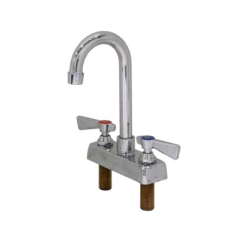 GSW Faucet, 4 Deck Mount, 3-1/2 Gooseneck, No Lead – AA-420G