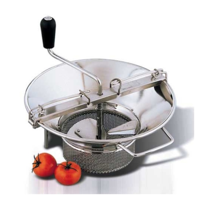 Louis Tellier Food Mill, 8Qt Tin Plated With One Grid – USX5-X5030