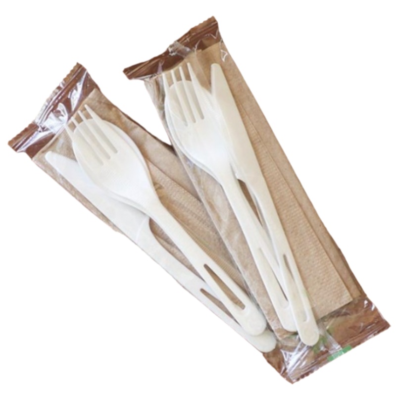 Papercraft Cutlery Kit ECO Wrapped 250/cs – CS