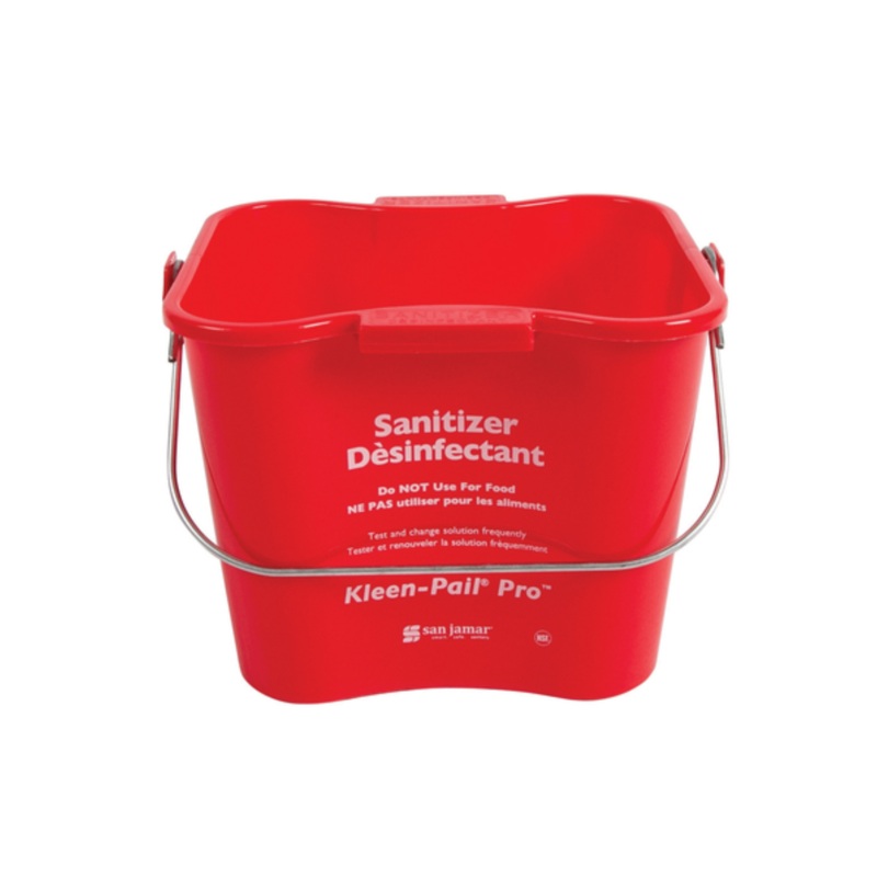 Red Sanitizing Pail 3 Quart – SANJKPP97RD