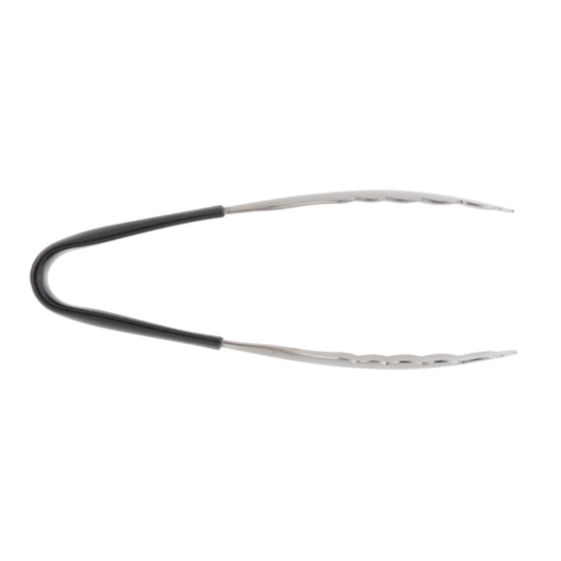 Tablecraft Antimicrobial Tongs, 6, Black Handle – AM3706BK