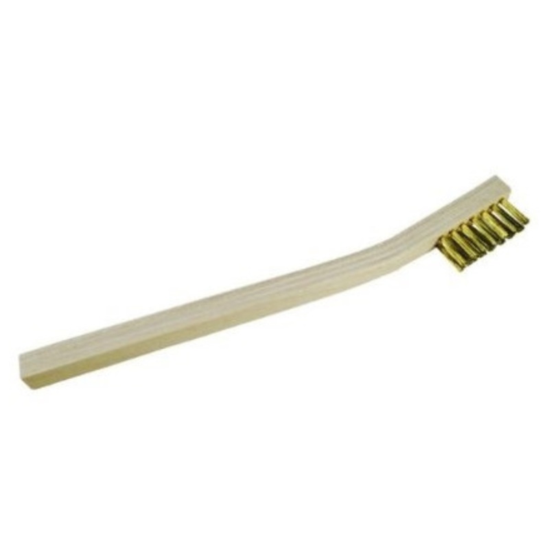 West Coast Scratch Brush Brass Bristle/Wood – 330-B