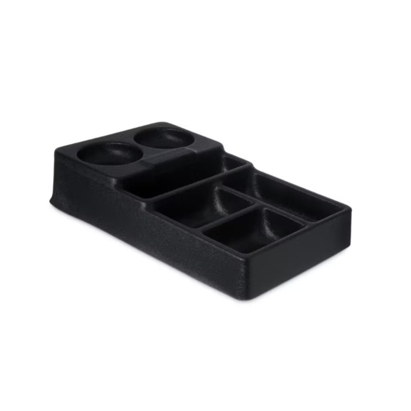 Carlisle Coffee Service Condiment Caddy, 6-Compartment Black – 1082803