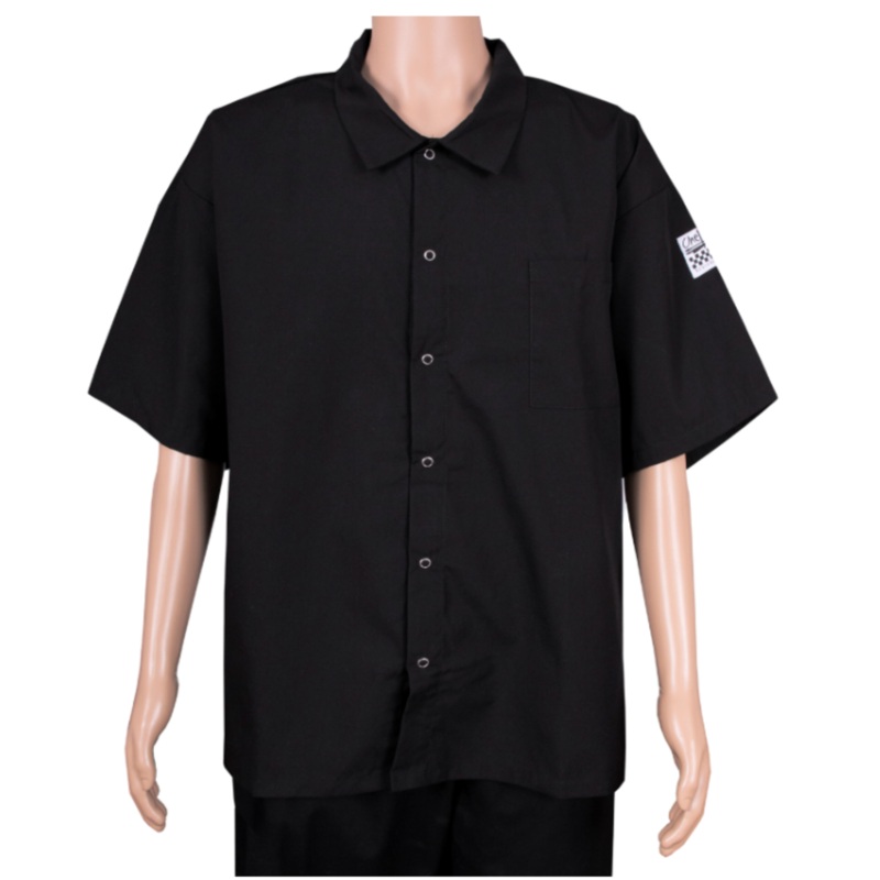 Chef Revival Cooks Shirt, Black, Medium – CS006BK-M