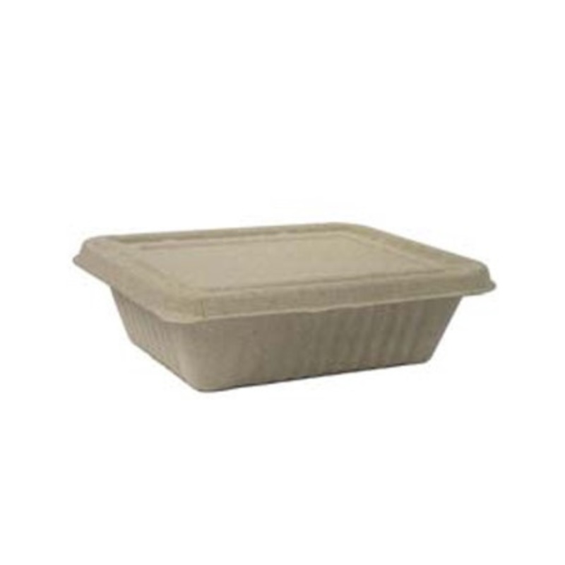 Compostable Takeout Container Natural Brown – CS200