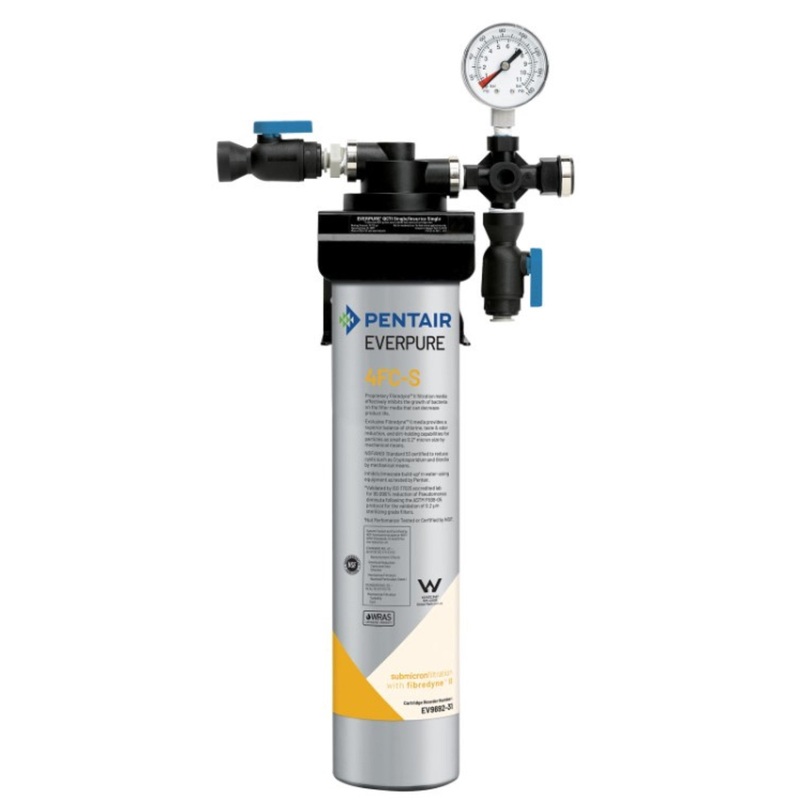 Everpure QL3B 2FC5-S Filtration System, 6000 Gallons Capacity, 1.5 gpm flow rate, NSF – EV920281