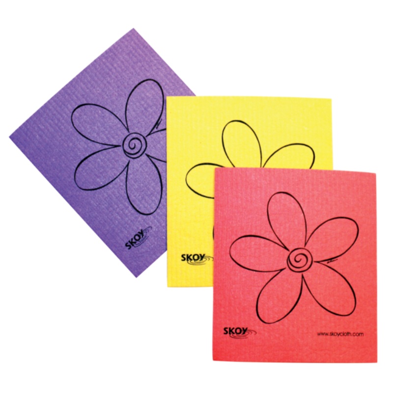 Harold Import Skoy Cleaning Cloth, 7 x 8, Cotton/Cellulose  – PK24