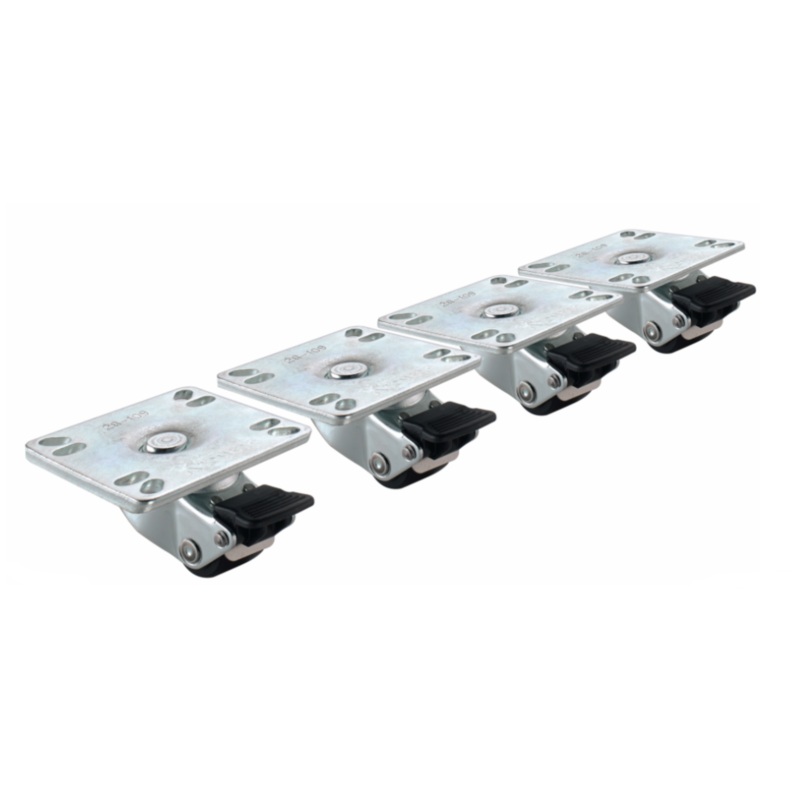 Krowne Low Profile Universal Caster, 1 Diameter, Set of 4 – 28-109S