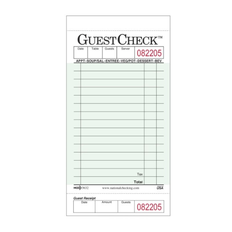 National Guest Check Green with Carbon – G3632-EA