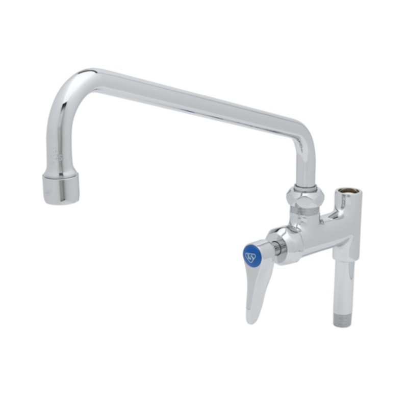 T&S Brass Equip Add-on Faucet W/12 Swing – B-0156-CR-M