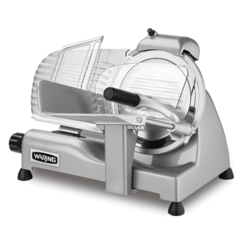 Waring Food Slicer, Medium Duty 8-1/2120/60/1ph, 1.1 amps, cord with NEMA 515P, NSF – WCS220SV