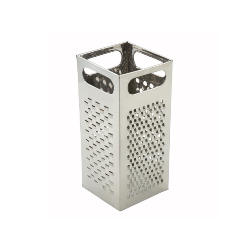 Winco Square Box Grater, 9×4, S/S – SQG-4
