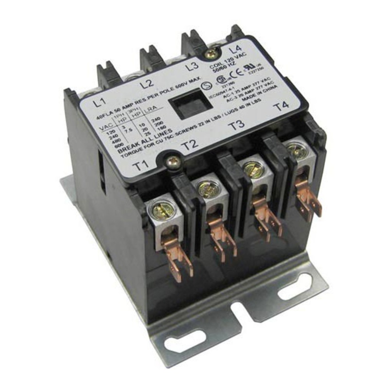 441085 – CONTACTOR 4P 40/50A 120V