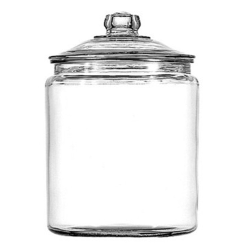 Anchor Hocking – Glass, Jar Round With Cover 1 Gal – 69349AHG17