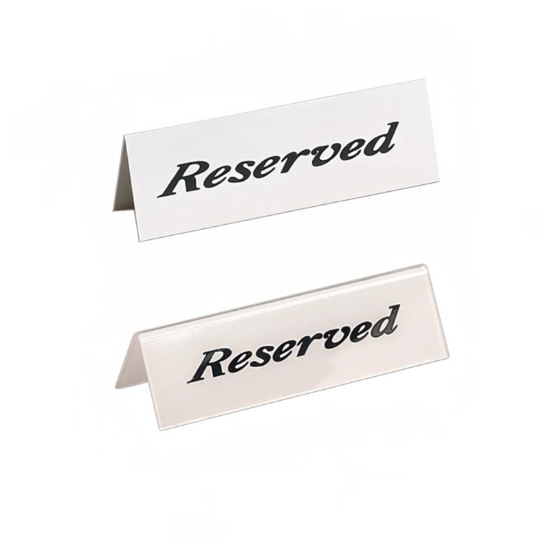 Sign Reserved 2×6 Tent