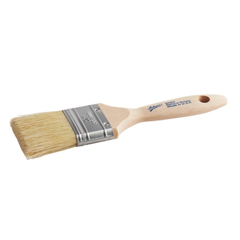 Ateco Pastry Brush, 2 Wide Boar Bristles – 60020