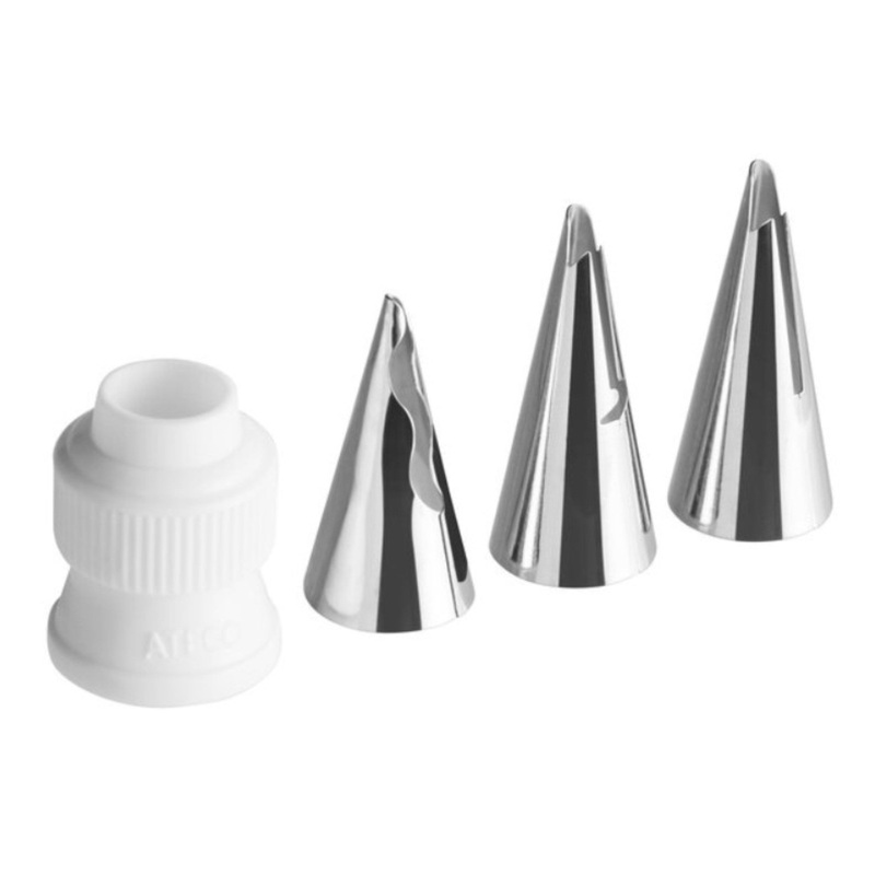 Ateco Ruffle Tube Set 4-Piece S/S – 384