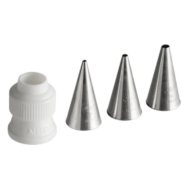 Ateco Writing Tube Set 4-Pc S/S – 380