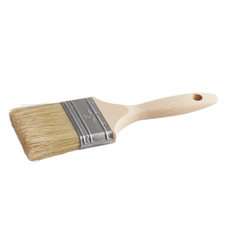 Ateco Pastry Brush, 3 Wide Boar Bristles – 60030