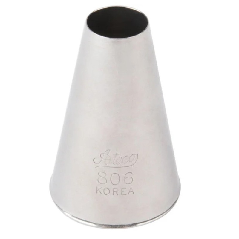 Ateco Pastry Tube #6, Plain – 806