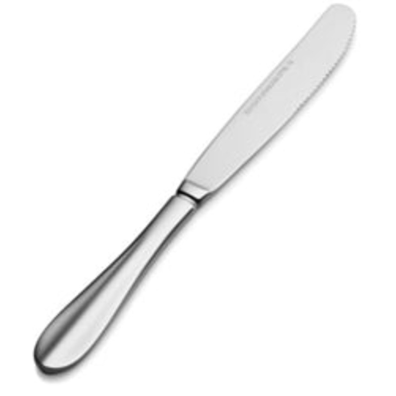 Bon Chef – Dinner Knife, Solid Handle Euro Style Monroe Pattern – Stainless – DZ