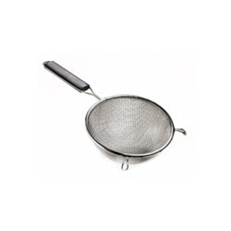 Browne Foodservice Double Mesh Strainer, Med 8 Black – 18198