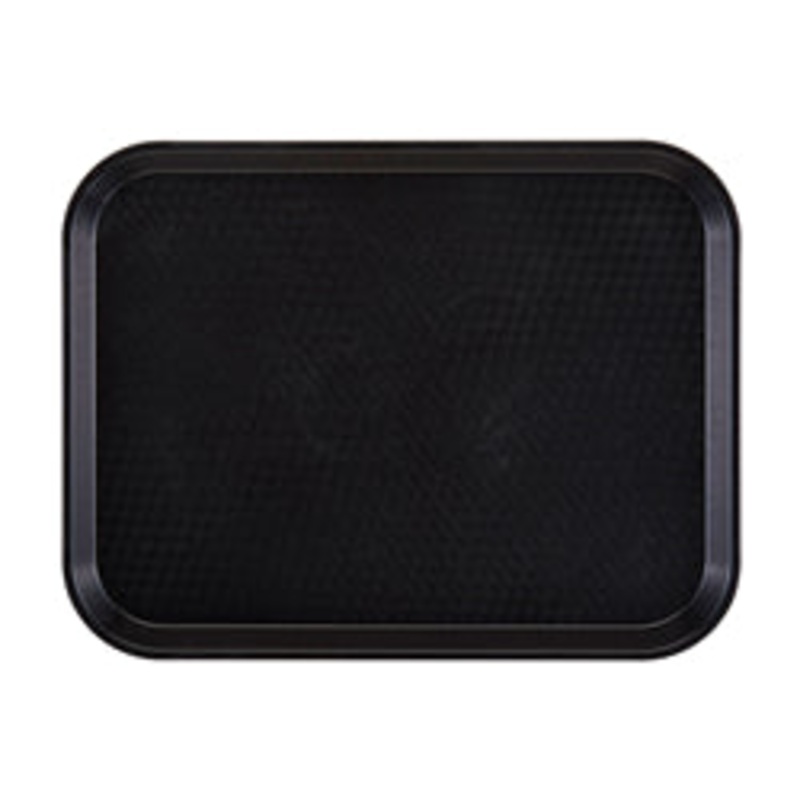 Cambro Fast Food Tray, Black, 10X14 – 1014FF-110
