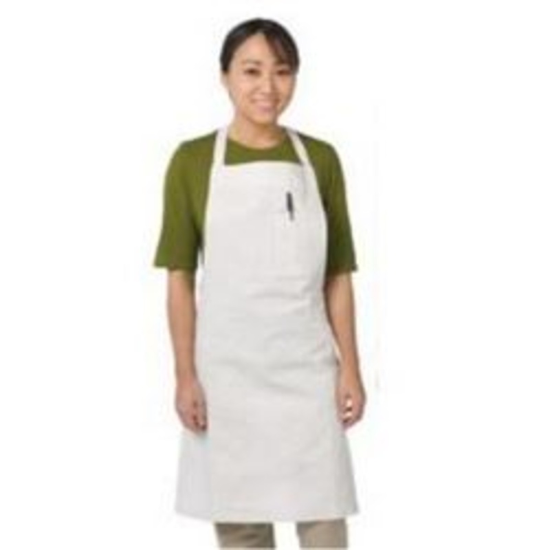 Chef Revival Apron, Economy Bib With Pen Pocket – White – 600BAW