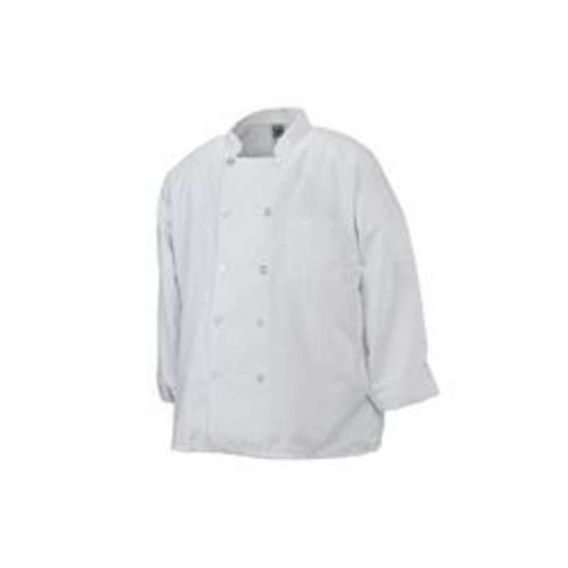 Chef Revival Chef Coat, White 2 Breasted  Small Size – J100-S