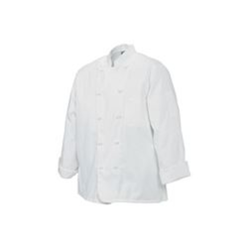 Chef Revival Chefs Coat, White Cool Crew Knot Style Btns XLarge – J050-XL