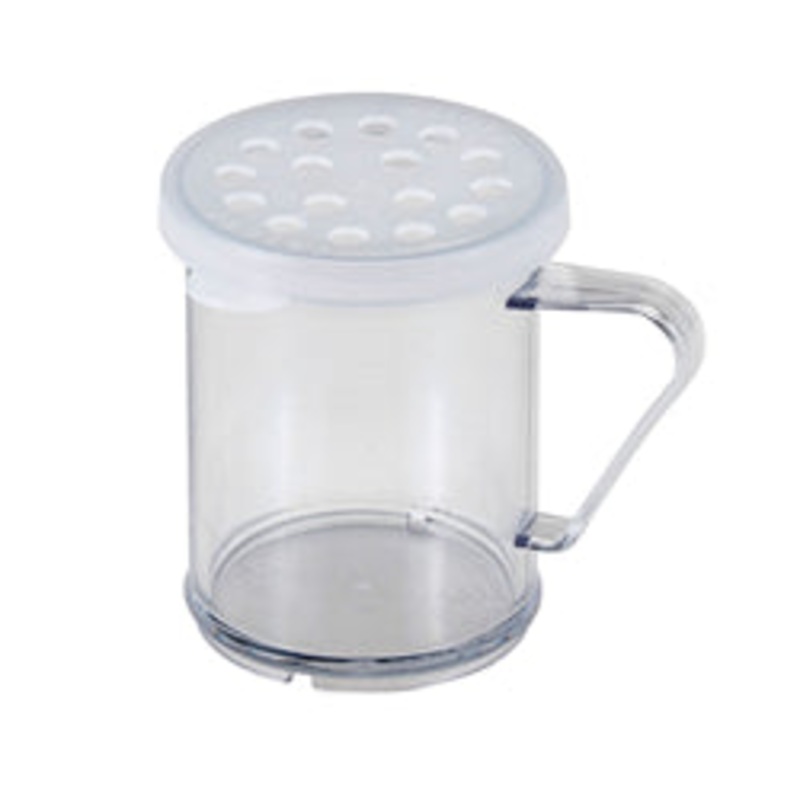 Cambro Camwear Shaker/Dredge, W/Parsley Lid, 10Oz, Polycarbonate, White – 96SKRP-135