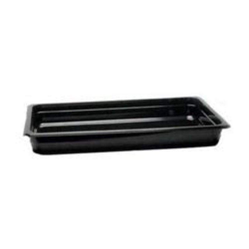 Cambro Cold Food Pan, Plastic – Full Size 2 1/2 Deep – Black- 12CW110