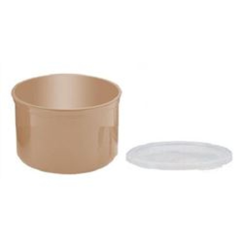Cambro Crock, 2.7 qt PlasticWith Lid – Beige – CP27133