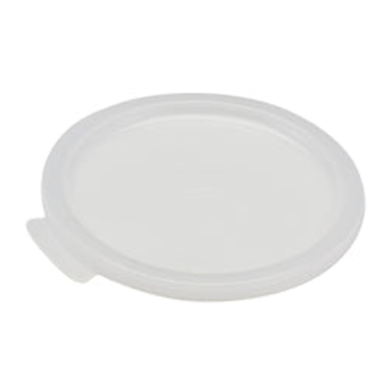 Cambro Crock Lid, Round, Snap-On, Plastic, Fits Colored Cp15 & Cp27 Crocks, White, NSF – CPL27148