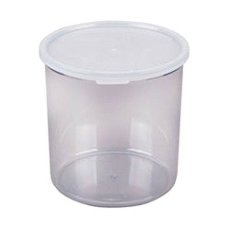 Cambro Crock With Lid, Clear, Plastic, 2.7Qt NSF – CCP27152