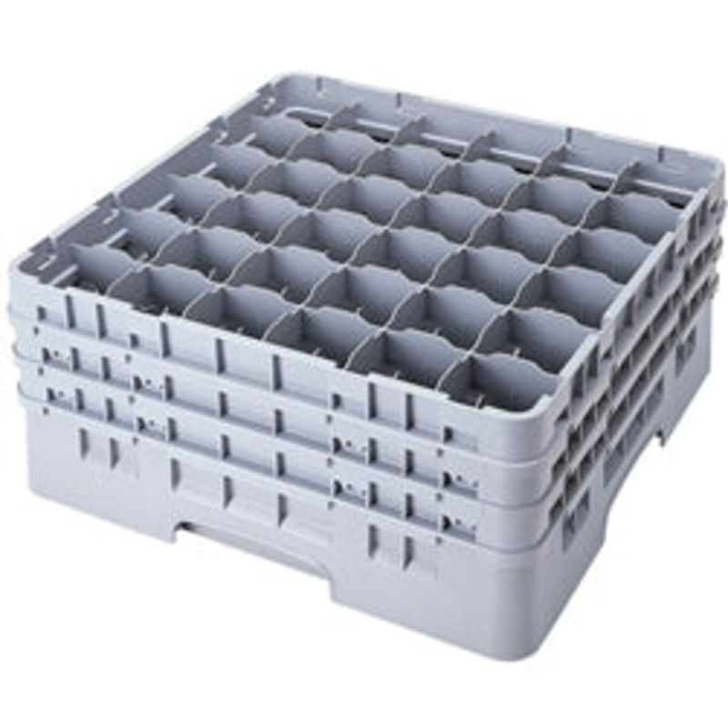 Cambro Glassrack, 36 Comp. For 2 7/8 Dia. x 8.5 Gray – 36S800151