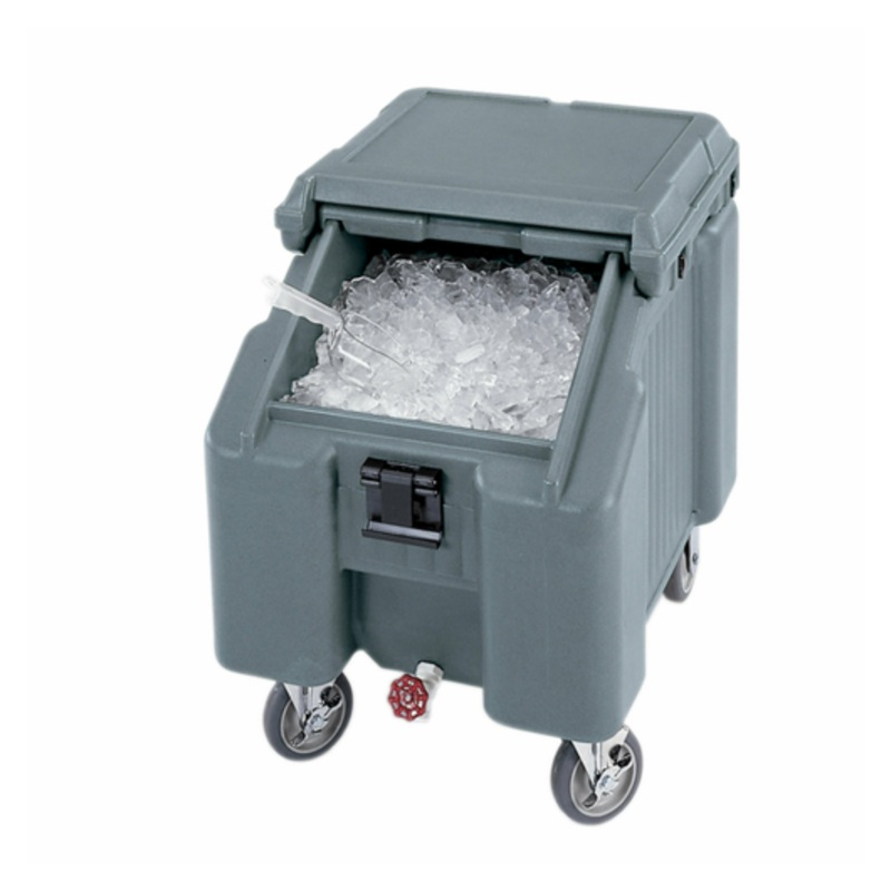 Cambro Ice Caddy, Portable 100 lb Capacity – Granite Gray – ICS100L191