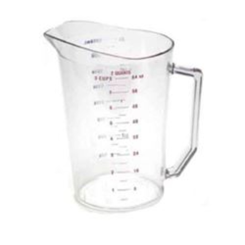 Cambro Measuring Cup, Plastic 1/2 Gallon – 200MCCW135