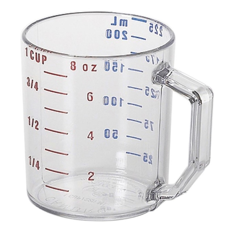 Cambro Measuring Cup, Plastic 1 Cup Dry – 25MCCW135