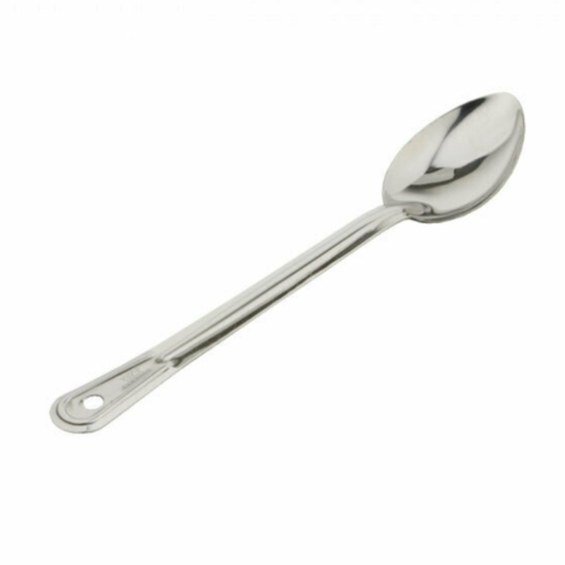 Basting Spoon, 13, Solid, S/S – CCKBS-13-SO