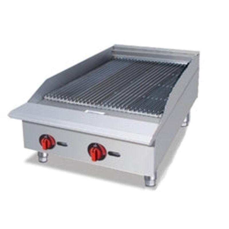 California Cooking Charbroiler, Countertop 24 Radiant – Nat. – BR24