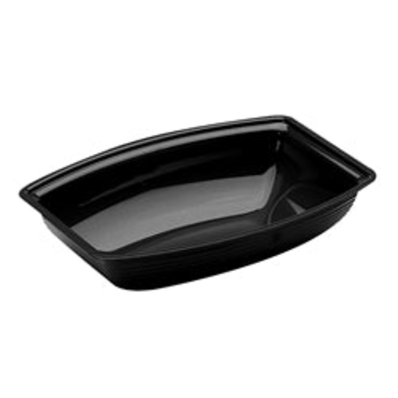 Cambro Camwear Bowl, Ribbed, Rectangular, Black, 9 X 12 – RSB912CW110