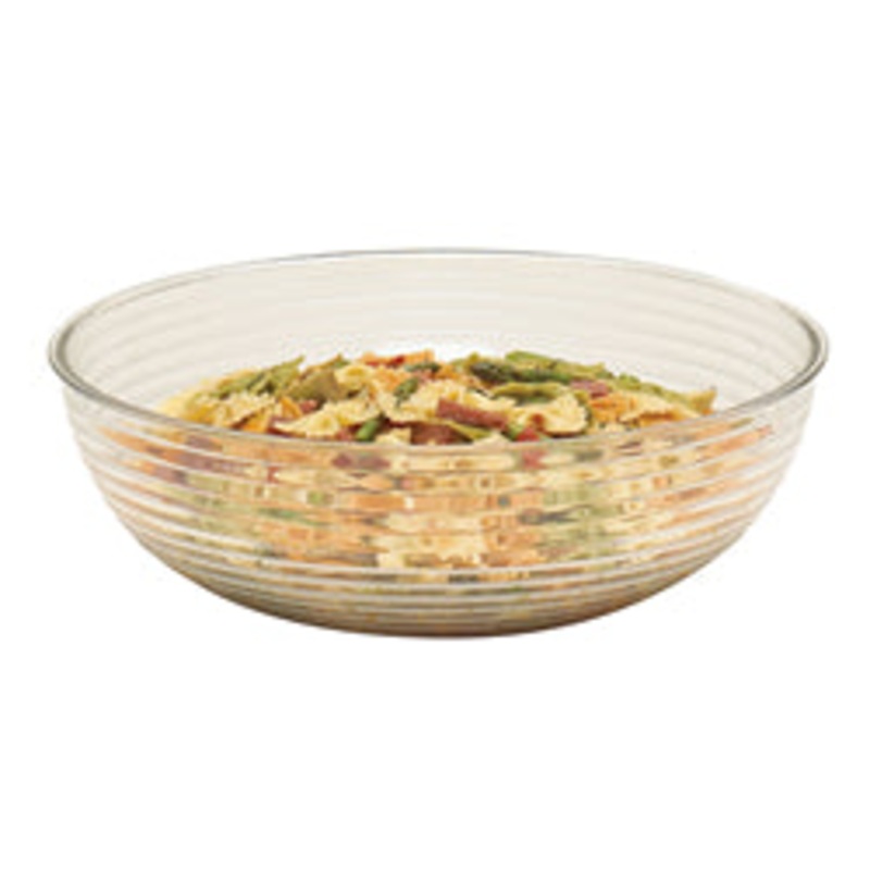 Cambro Camwear Bowl, Ribbed, Round, Clear, 18 – RSB18CW135