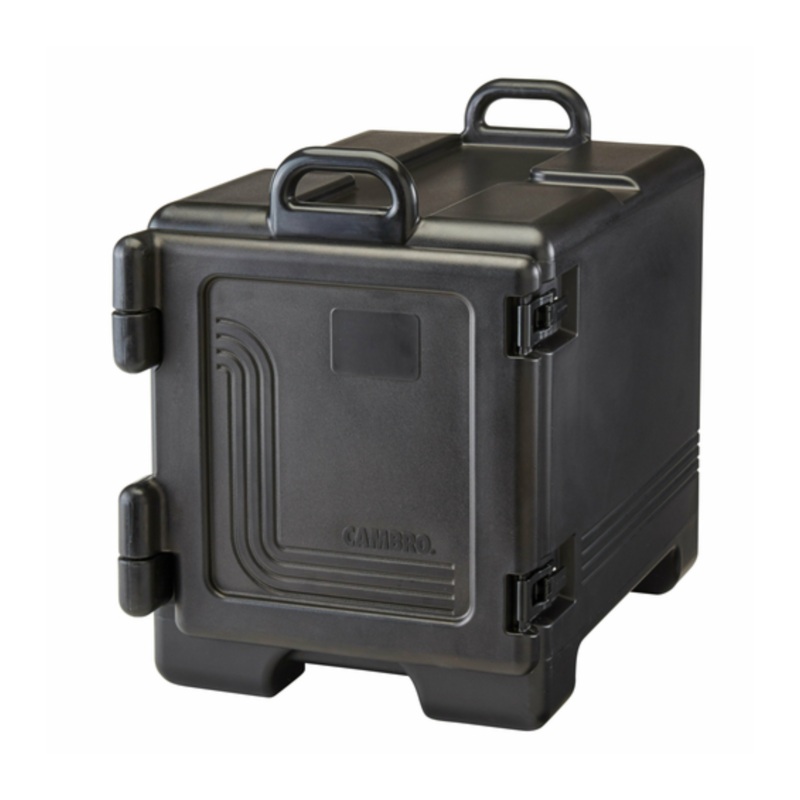 Cambro Food Pan Camcarrier, Fr Load Insulated No-Heat Black- UPC300110