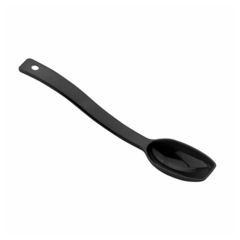 Cambro Salad Spoon, 1/2Oz, 8, Solid, Hanging Hole, Polycarbonate, Black, NSF – SPO8CW110