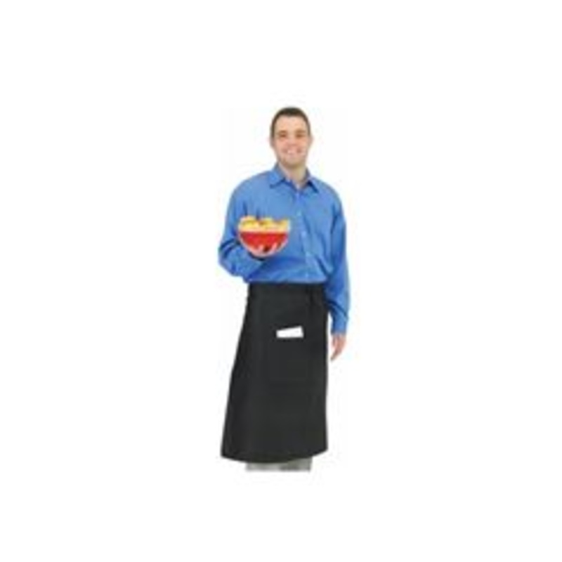 CCK Bistro Apron with Pocket – Black – 607BA-BK