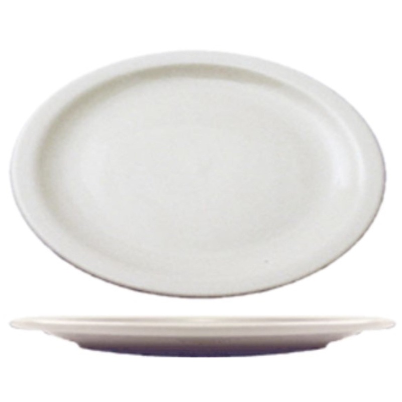 CCK Platter, 11-1/2, Oval, White – CS1D